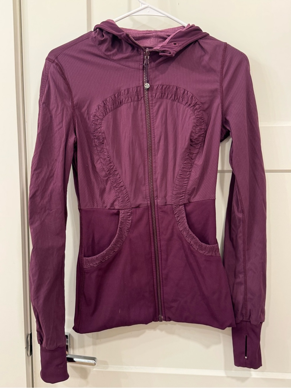 lululemon athletica Plum Full‑Zip Hooded Jacket